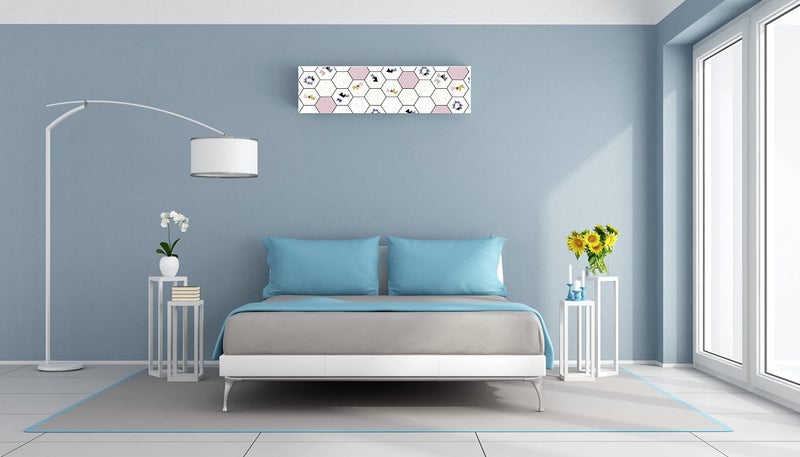 DARSHANAM WORLD Polyester New Printed Air Conditioning Dust Cover Folding Designer Ac Cover For Indoor Split Ac 1.5 Ton (97 X 31 X 21 .5Cm | Printed) - Image 4