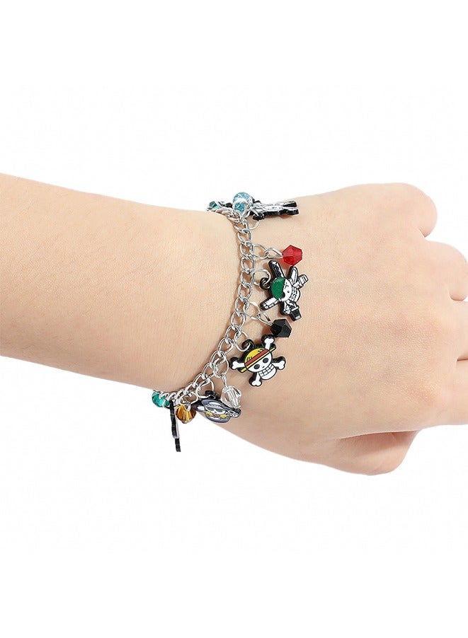ONE PIECE Alloy DIY Bracelet Cartoon fun Pendant Holiday Gifts  - Image 2