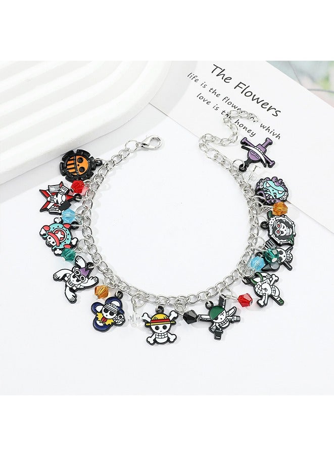 ONE PIECE Alloy DIY Bracelet Cartoon fun Pendant Holiday Gifts  - Image 3