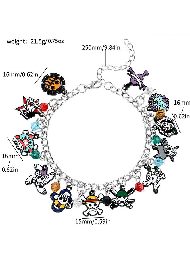 ONE PIECE Alloy DIY Bracelet Cartoon fun Pendant Holiday Gifts  - Image 4