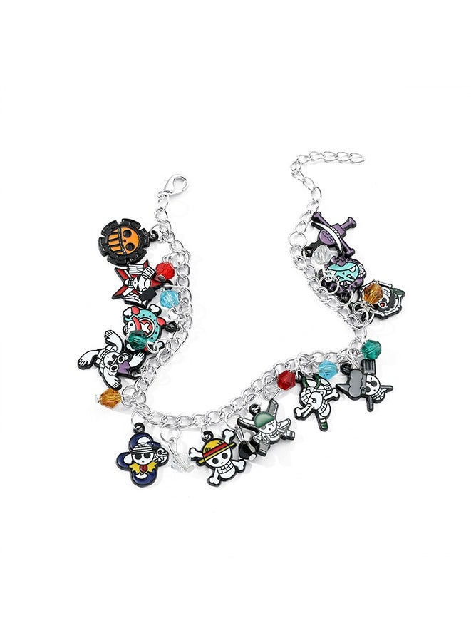 ONE PIECE Alloy DIY Bracelet Cartoon fun Pendant Holiday Gifts  - Image 5