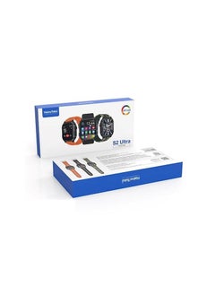 HainoTeko Haino Teko Germany S2 Ultra Smart Watch Color Black 3 Straps Stylish look with heart rate monitor and USB  - Image 3