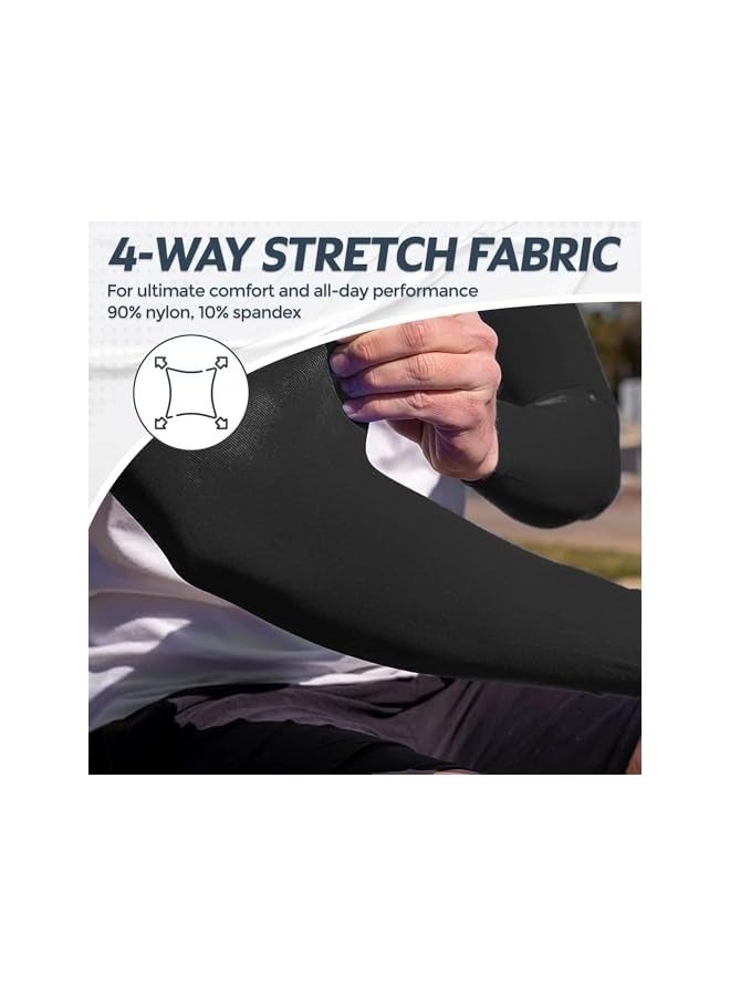 PROMASS Arm Sleeves for Men Women Youth, Sun Protection Cooling UPF 50 Compression Arm Sleeve Tattoo Cover Up Sleeves to Cover Arms… - Image 3