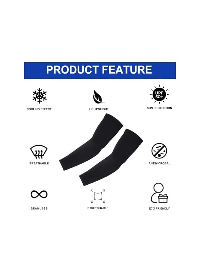 PROMASS Arm Sleeves for Men Women Youth, Sun Protection Cooling UPF 50 Compression Arm Sleeve Tattoo Cover Up Sleeves to Cover Arms… - Image 5