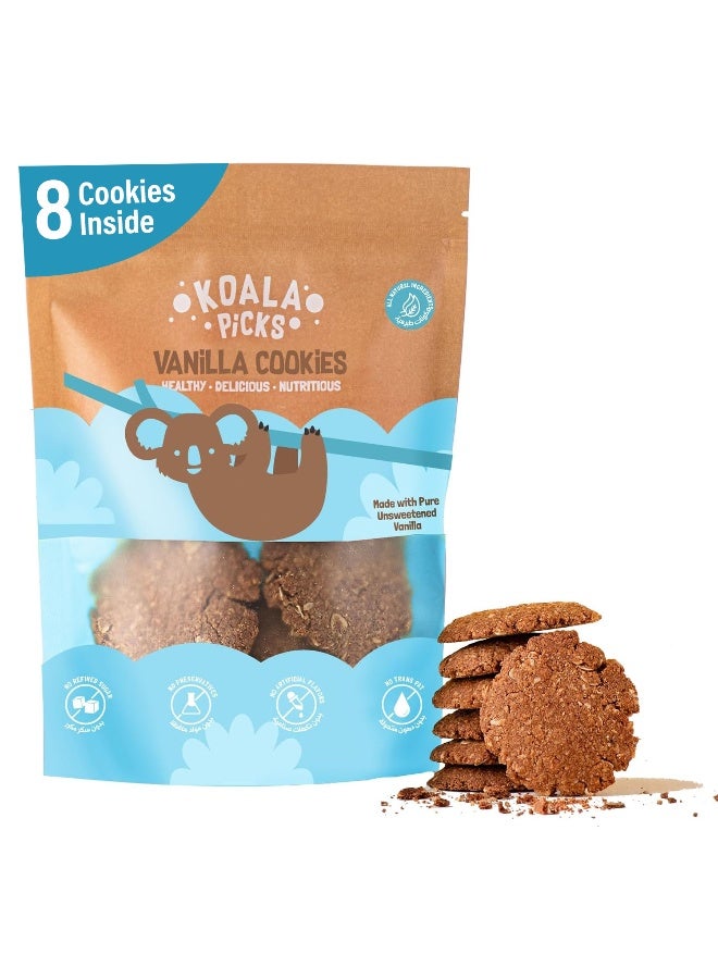 Koala Picks Vanilla Cookies – 8 pcs/pack – Delicious Vanilla-Flavored Cookies Made from All-Natural Ingredients, Perfect for Snacking and Sharing, Free from Artificial Flavors and Preservatives - Image 1