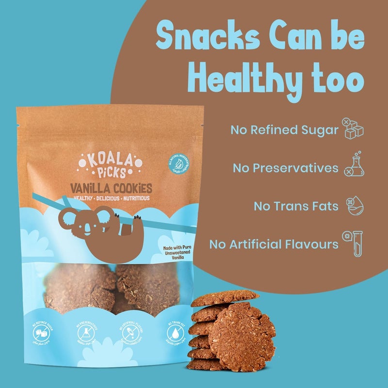 Koala Picks Vanilla Cookies – 8 pcs/pack – Delicious Vanilla-Flavored Cookies Made from All-Natural Ingredients, Perfect for Snacking and Sharing, Free from Artificial Flavors and Preservatives - Image 3