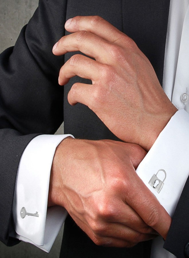 Zivom® Lock And Key Cufflinks - Image 3