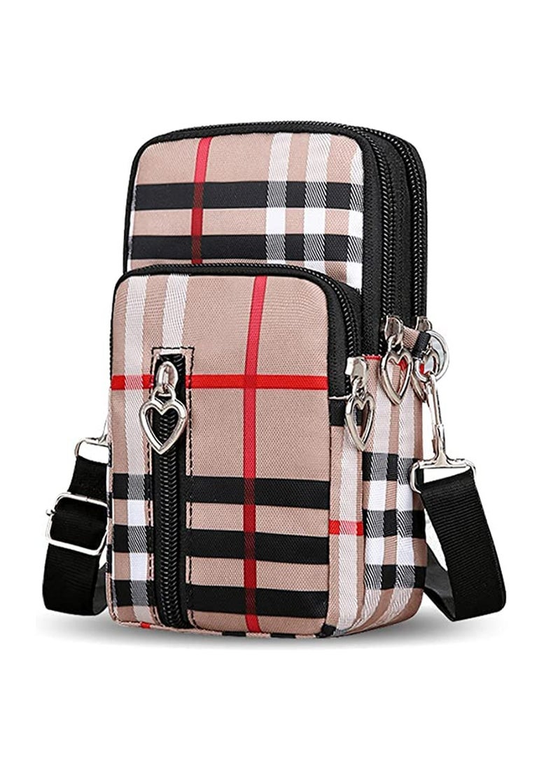 Excefore Small Crossbody Bag Cell Phone Purse Designers Running Armbag , Women Messenger Bag, Cellphone Pouch Purse, Wristlet Handbags Travel Passport Neck Pouch Bag, Mini Wallet Purse - Image 1