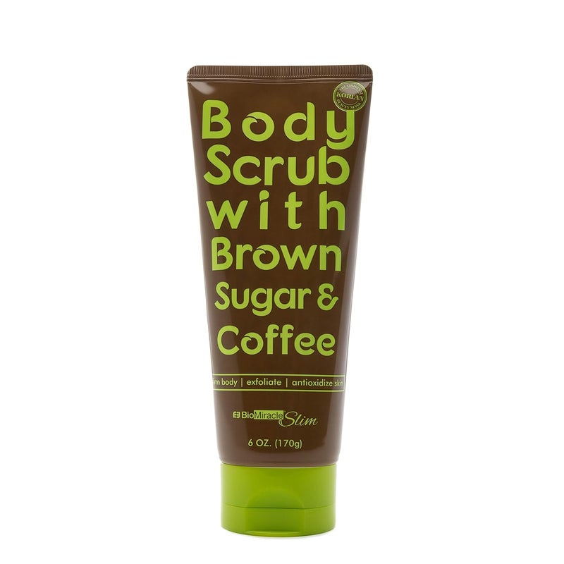 BioMiracle Biomiracle Body Slim Coffee and Brown Sugar Body Scrub, Stimulate Skin & Reduce Cellulite, Exfoliating Body Scrub, Coffee Scrub For Cellulite 