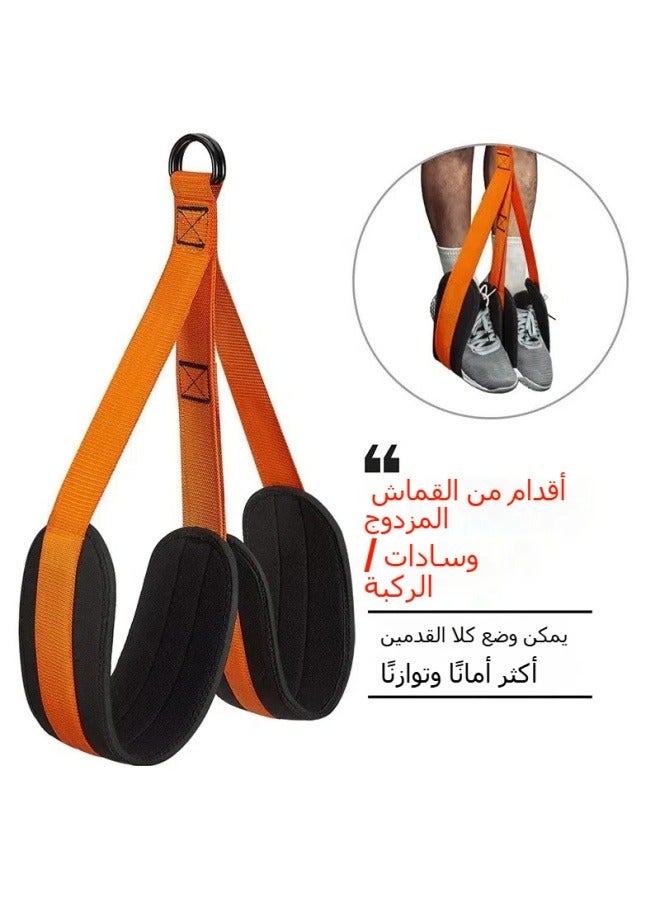 عام سحب، سحب، حزام مقاومة ثقيل، وزن قابل للتعديل، دعم الركبة، تدريب القوة، حزام مساعد لسحب.  - Image 2
