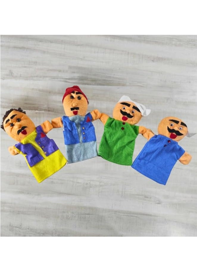 Genie Hand Puppets for Kids Storytelling, Theatre Puppet, School Puppet, Teaching Speech with Different Characters Made of Cotton