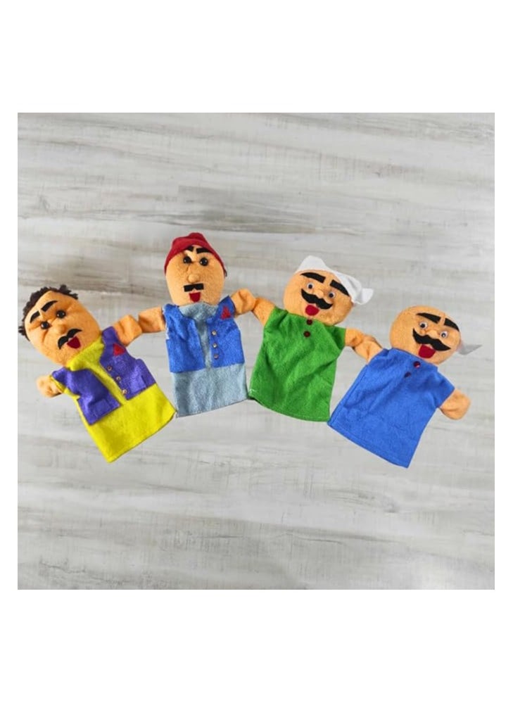 Genie Hand Puppets for Kids Storytelling, Theatre Puppet, School Puppet, Teaching Speech with Different Characters Made of Cotton