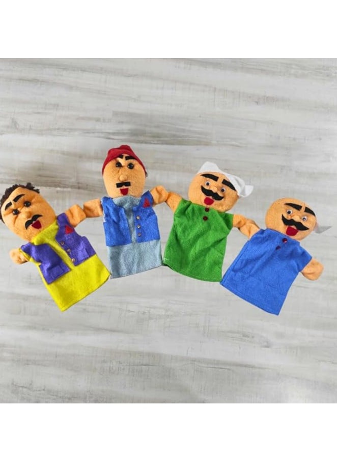 Genie Hand Puppets for Kids Storytelling, Theatre Puppet, School Puppet, Teaching Speech with Different Characters Made of Cotton
