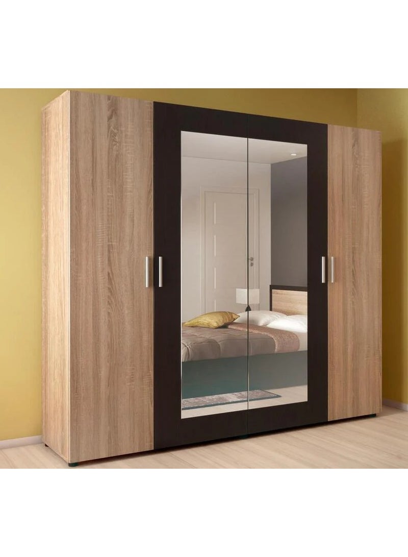 Malazhouse Brown Master Bedroom 4 pieces - MZBDR005 – 200L x 120H x 120W - Image 5