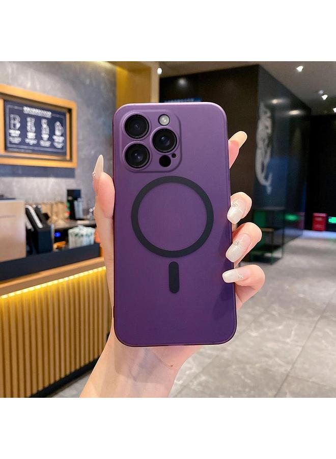 S-TOP Case For iPhone 16 Pro Fine Hole Ice Fog MagSafe PC Phone Case - Image 1