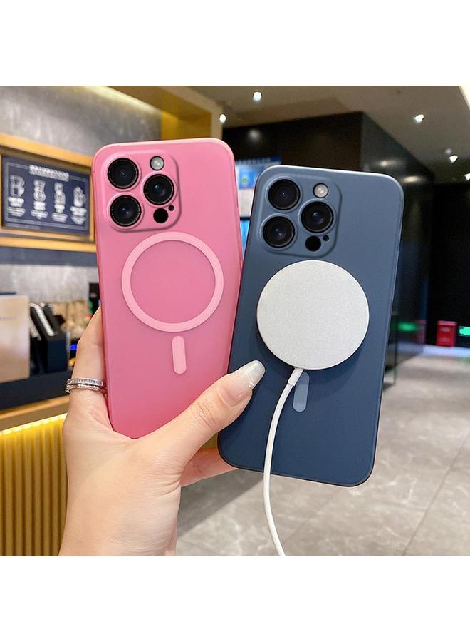 S-TOP Case For iPhone 16 Pro Fine Hole Ice Fog MagSafe PC Phone Case - Image 5