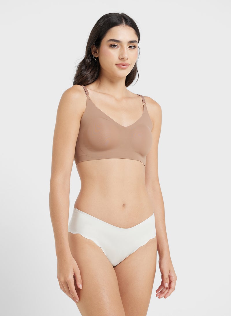 جينجر ٣ قطع سراويل داخلية بيكيني مزينة بالدانتيل - Image 2