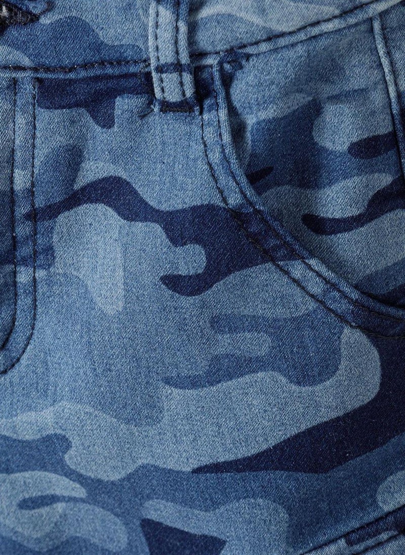 MINOTI Teen Boys' Cargo Shorts with Side Pocket - Image 3