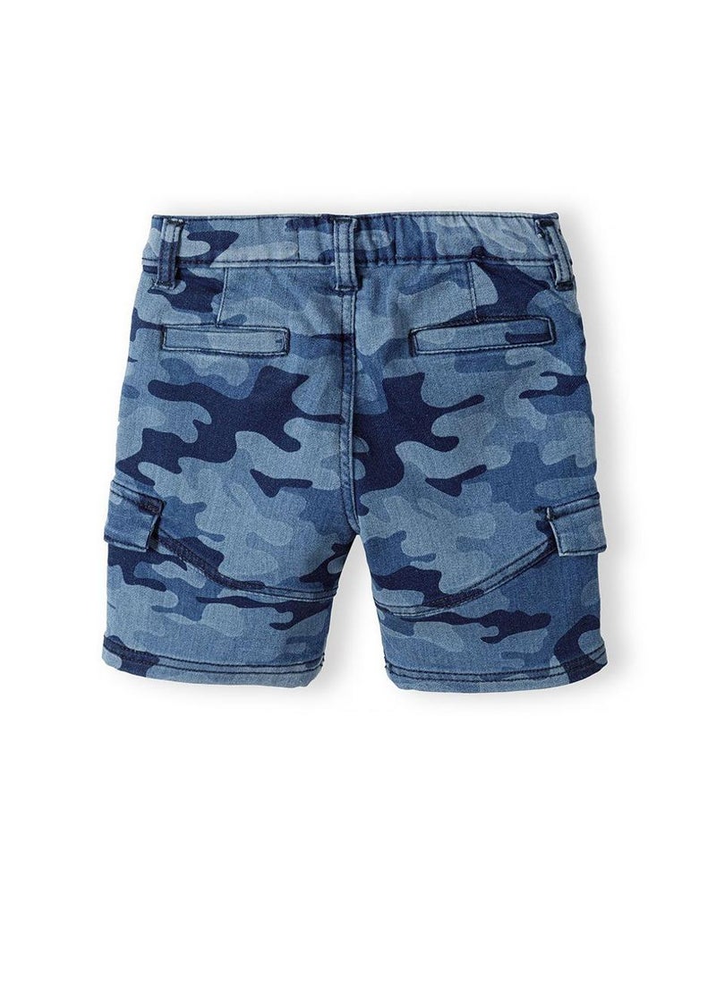 MINOTI Teen Boys' Cargo Shorts with Side Pocket - Image 2