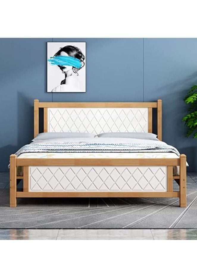 Karnak Modern Design Double Size Luxurious and comfortable Premium Bed Without Mattress Size 150x190cm