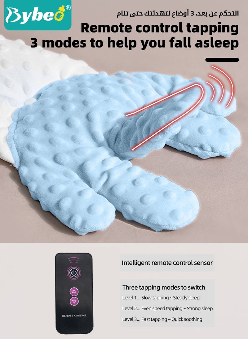 Bybeo Baby Nursing Pillow With Automatic Tapping Arm, Newborn Nursing Sleeping Pillow, Infant Lounger with Wedge Pillows, Multifunctional Baby Sleeping Nest, Anti-Vomit Milk Pillows with Automatic Soothing Palms and Learning Sensory Toys - Image 5