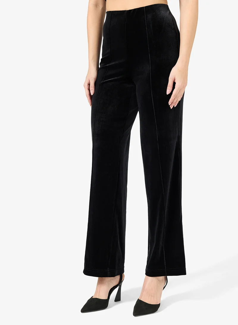 VERO MODA Vmshanna High Waist Wide Velvet Pant