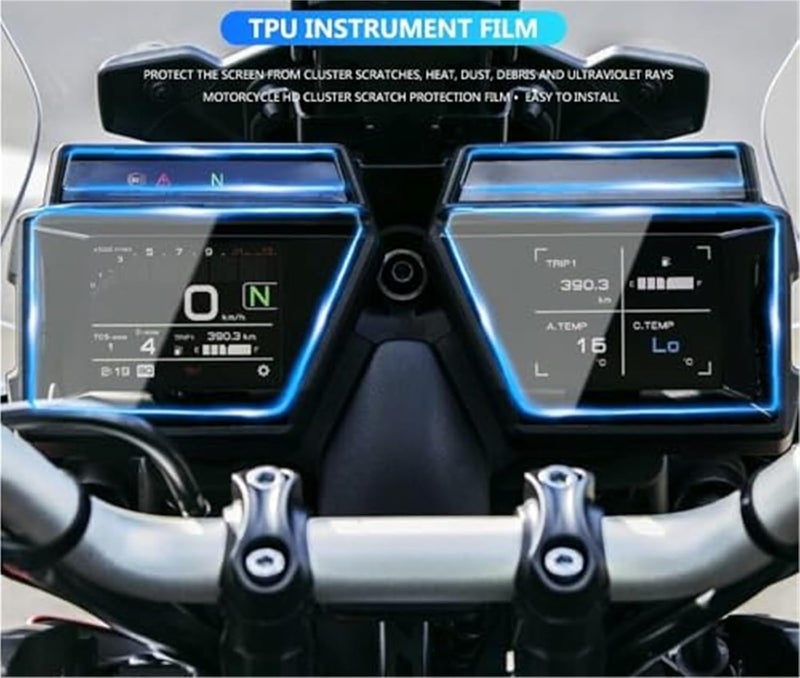 Wivplex Motorcycle Screen Protector for Tracer 9 GT 2021 - Image 4