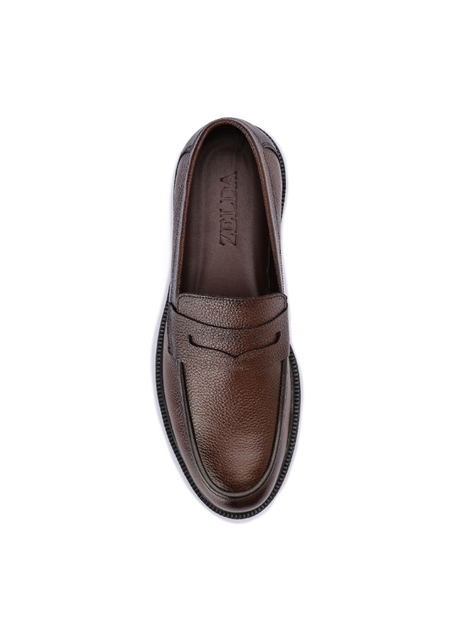 زيلدا أحذية زيلدا الرجالية من الجلد الطبيعي الأنيق غير الرسمي - Image 5