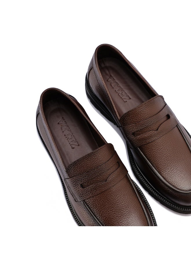 زيلدا أحذية زيلدا الرجالية من الجلد الطبيعي الأنيق غير الرسمي - Image 4