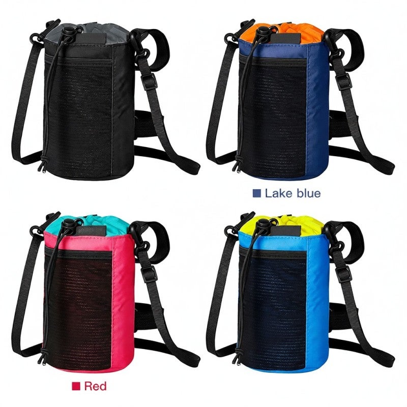 wheel up Bike Water Bottle Holder Bag Bicycle Handlebar Drink Beverage Holder Bag Container Cycling Front Bag Bike Pannier - Image 4