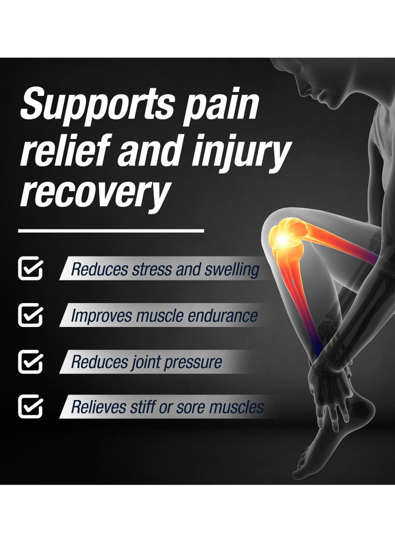 MMG - Knee Support Brace Adjustable Sleeves Knee Stabilizer Exercise and Workout for Running (Single Pack) - Image 1