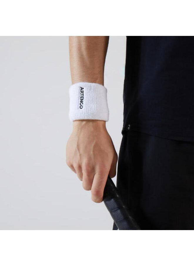 ARTENGO TP 100 Tennis Wristband - White  - Image 1