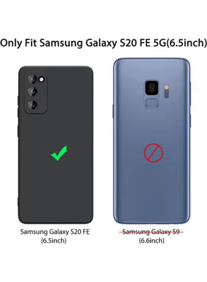 TIGER Samsung Galaxy S20 FE Case with 2 HD Screen Protectors, Camera Protection, Ultra-Slim Anti-Scratch Shockproof TPU Bumper Cover – Durable Protective Phone Case, Black - Image 2