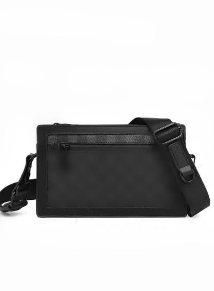 Sling Crossbody Bag Small Shoulder Backpack for Men Waterproof Slim Chest Bags Casual Daypack for Travel Cycling - Image 1