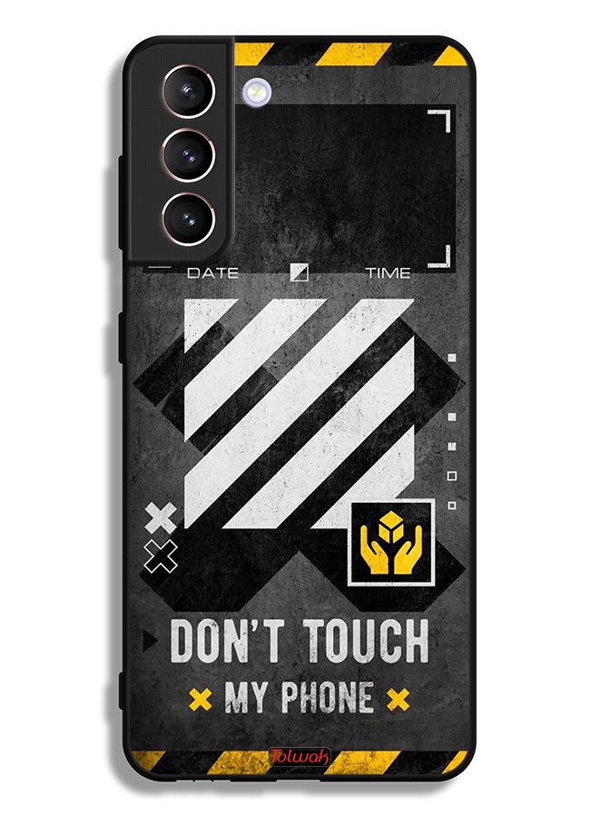 Tolwak Samsung Galaxy S21 Plus 5G Protective Case Cover Do Not Touch My Phone - Image 3