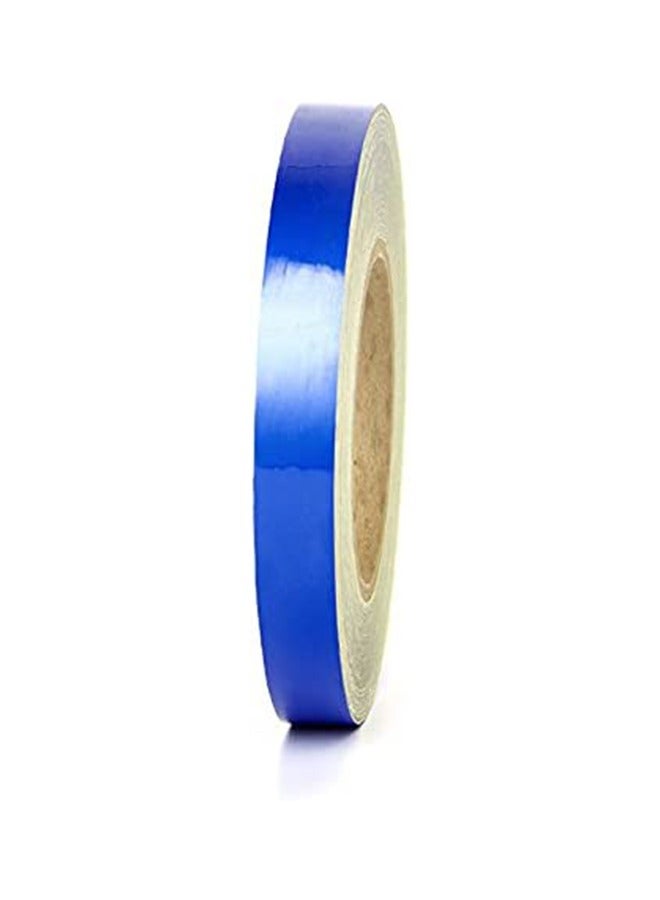 Generic 2cm by 5m self adhesive blue reflective tape car size 