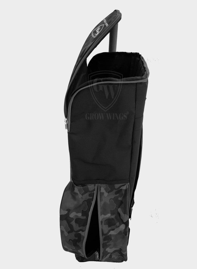 Grow wings New Cricket Kit Bag with Heavy Padded Kit Bag Attractive Design Kit for Cricketer (Olive) - Image 3