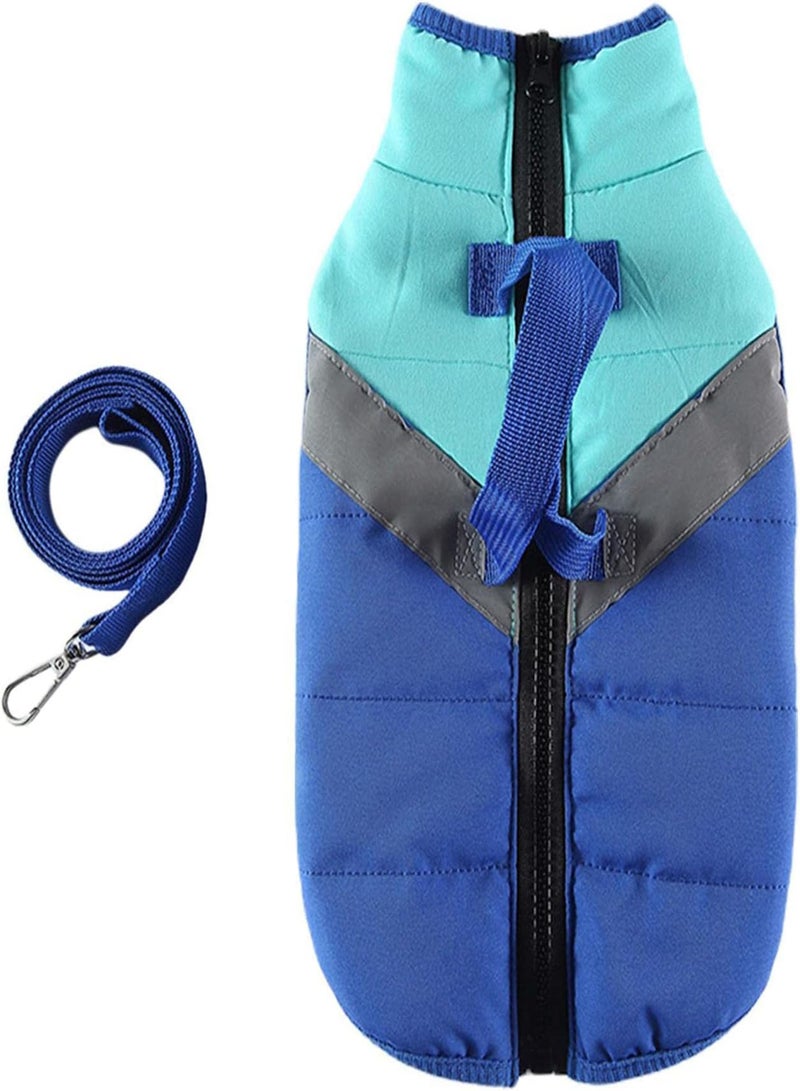 GGOOT Winter Dog Coats - Warm Zip Up Dog Bomber Vest with Dual D Leash | Pet Winter Clothes for Small Medium Large Dogs for Everyday Use - Image 5