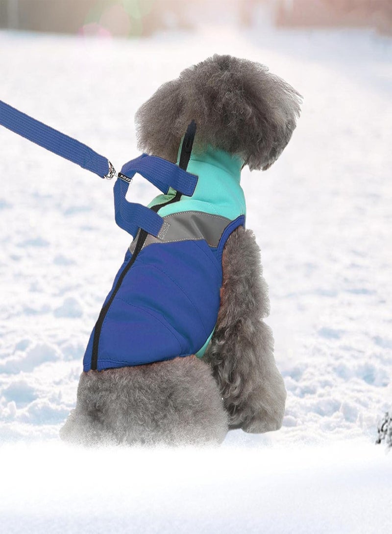 GGOOT Winter Dog Coats - Warm Zip Up Dog Bomber Vest with Dual D Leash | Pet Winter Clothes for Small Medium Large Dogs for Everyday Use - Image 2
