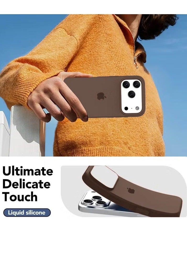 iPhone 17 Pro Case Liquid Silicone Silky Soft Touch Cover iPhone 17 Pro Full-Body Protection Anti-Scratch Shockproof Phone Case For iPhone 17 Pro 6.3-Inch - Image 4