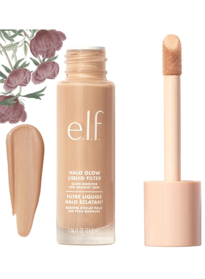 elf Halo Glow Liquid Filter Complexion Booster – Shade (3Light/Medium), 31.5ml | Illuminating Liquid Makeup for Radiant, Soft-Focus Glow | Infused with Hyaluronic Acid - Image 1