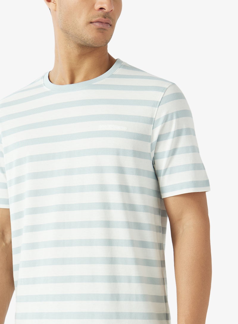 Ben Sherman Striped Crew Neck T-Shirt - Image 3