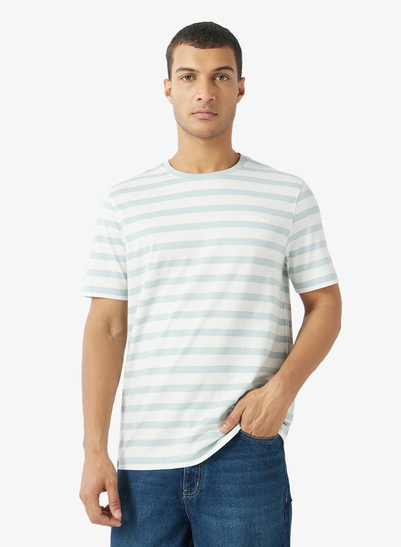 Ben Sherman Striped Crew Neck T-Shirt - Image 1