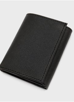 Robert Wood Safiano Texture Two Tone Tri-Fold Wallet  - Image 2