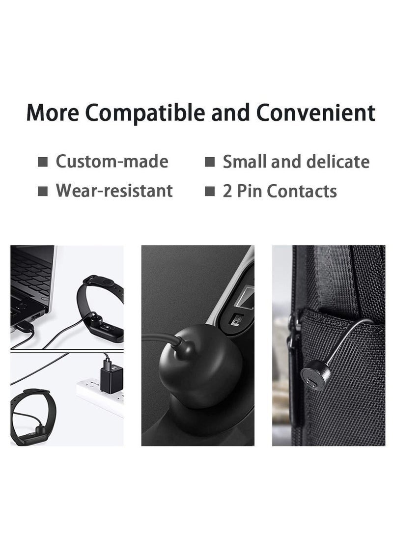 HL-Tech USB Cable Compatible with Xiaomi Mi Band 5/6/7,Smartwatch Replacement USB Charger Adapter Charge Cord Charging Dock for Mi Band 5/6/7-1M - Image 5