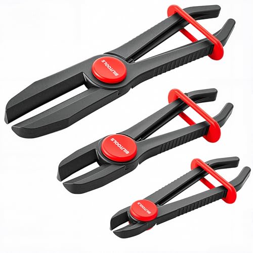 BILITOOLS Hose Pinch Off Pliers Clamp Pliers Plastic Straight for Flexible Fuel Line Radiator Coolant Brake Line Hoses Clamp etc - Image 1