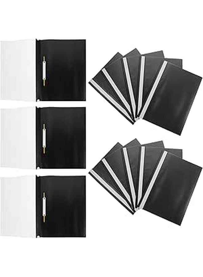 15 Pcs Black A4 Music Score Binder File Folder Organizer Document Holder for Office School - Image 1
