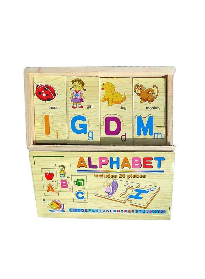 حروف الإنجليزية الخشبية - Image 3