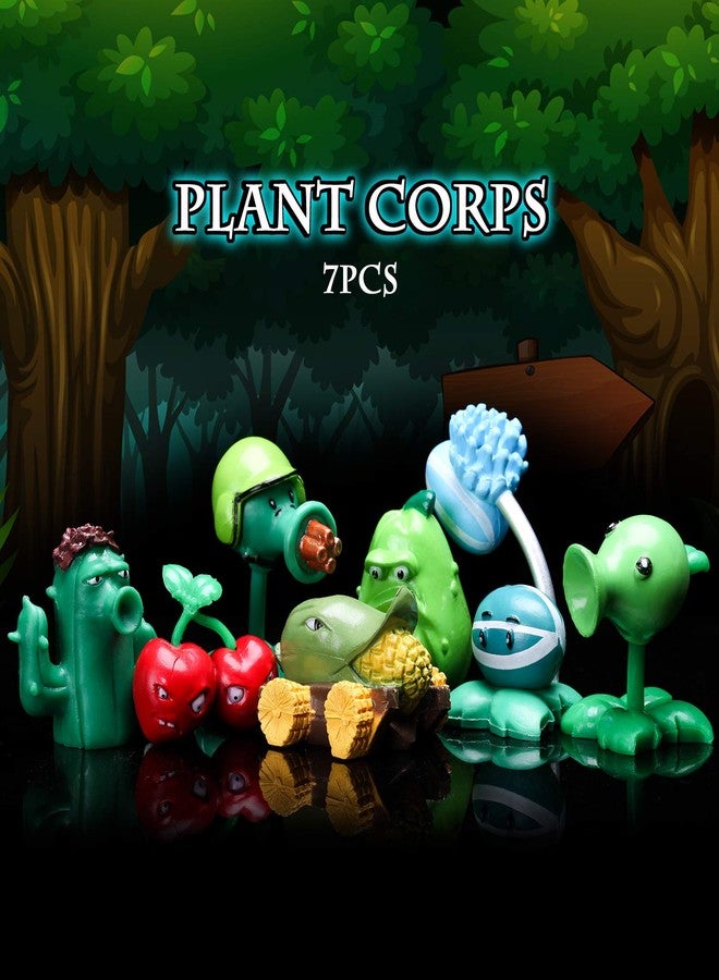 Maikerry 16Pcs Plants vs Zombies Figures PVZ Figurines Cupcake Figures Decorative Toys - Image 3