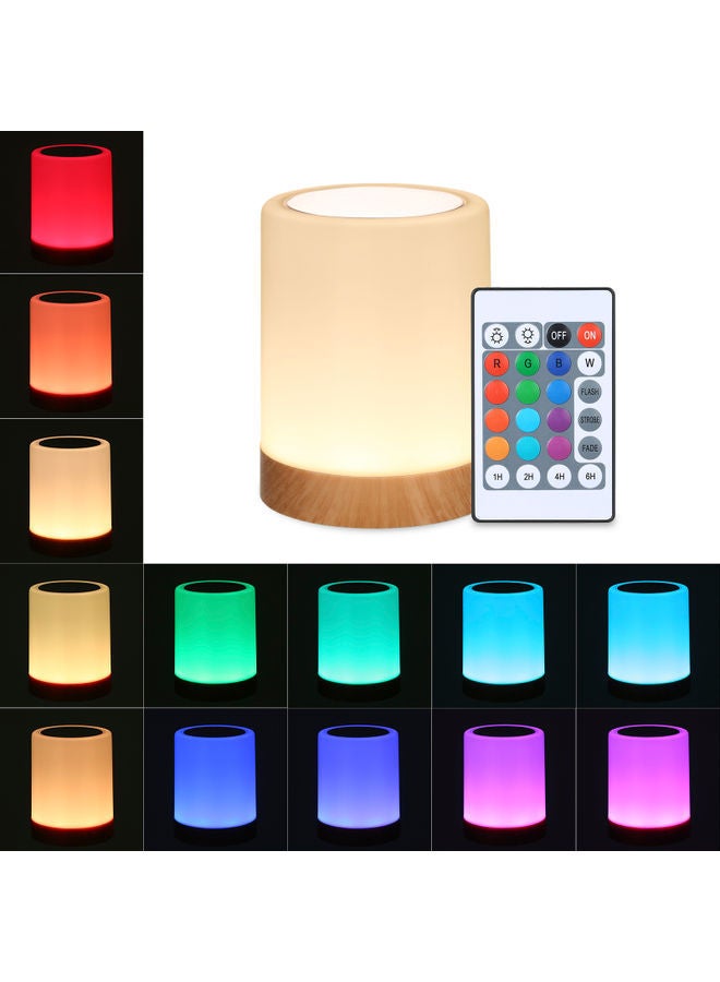 NIBEMINENT Touch Control Bedside Light With Remote Multicolour - Image 1